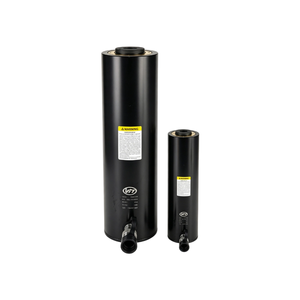 กระบอกไฮดรอลิกแบบกลวงเดี่ยว น้ำหนักเบา อลูมิเนียมคุณภาพเทียบเท่า ENERPAC ระยะชัก 200 มม. รับน้ำหนัก 30 ตัน - Product Image 1