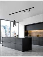 CBMmart Set lengkap furnitur dapur gaya Modern, kabinet dapur Pvc abu-abu kabinet dapur kustom kelas atas untuk apartemen