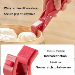Haşlanma Önleyici Tabak Tutucu Kase Klipsi Çok Fonksiyonlu Tepsi Kaldırıcı Sınır Ötesi Kaymaz Yaratıcı Silikon Mutfak Gereçleri Ev Kullanımı - Product Image 4