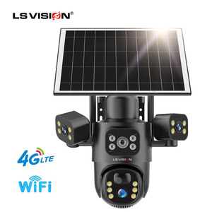 LS tầm nhìn mới đến 4G wifi ngoài trời PTZ đa ống kính camera an ninh năng lượng mặt trời Powered được xây dựng trong còi báo động camera an ninh nhà - Product Image 2