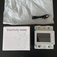 Protector de Voltaje y Corriente Inteligente WiFi de 63A AC 220V con Control Remoto, Medidor de Energía Multifuncional