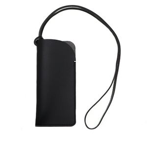Estuche portátil de PU para gafas con correa antipérdida para el cuello, colgante para gafas de sol, venta al por mayor, regalo de verano a bajo precio - Product Image 2