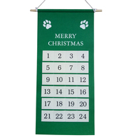 Wandbehang Filz Weihnachts baum Kalender Filz Advents kalender