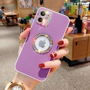 Étui de téléphone en cuir synthétique à <span class=keywords><strong>rabat</strong></span> magnétique, étui anti-chute avec caméra en verre et diamant pour <span class=keywords><strong>iphone</strong></span> 11 - Product Image 5