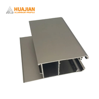 Profils en aluminium allié sur mesure pour fenêtres avec finition anodisée et peinture en poudre pour bâtiments commerciaux et résidentiels