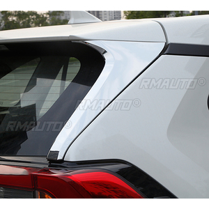 Para Toyota RAV4 2019 2020 2021 2022 2023 RAV 4 XA50 Híbrido, embellecedor de ventana, alerón de techo trasero, accesorios laterales para el borde de la ventana - Product Image 3