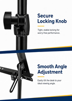 Support universel portable en métal pour partitions musicales avec hauteur et angle réglables, conception trépied pliable pour violon, guitare, orchestre