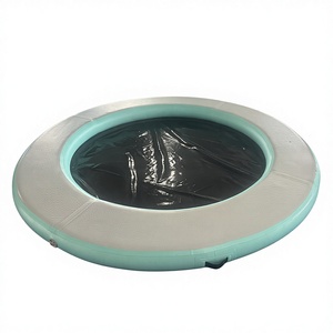 Isla flotante inflable gigante comercial, hamaca acuática redonda para piscina, océano, lago o río. - Product Image 1