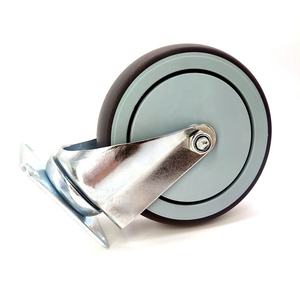 Luxury 120kgs Medium Duty 150mm 6 Inch Thermoplastic Rubber TPR Universal Noiseless Caster <strong>Wheel</strong> for Medical <strong>Hand</strong> <strong>Trolley</strong> - Product Image 3