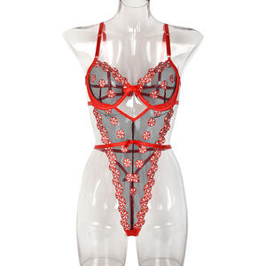 Perspectiva Color a juego Encaje Mujer Ropa interior Interior Body Ropa interior Conjunto Sexy <span class=keywords><strong>Provocativa</strong></span> Lencería Mujer - Product Image 6