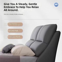 Fabrik-Großhandel Kingsize Doppel-Lederbett Modernes Luxus-Hauptschlafzimmer Ottoman-Bett mit Stauraum