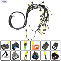 Faisceau de câblage moteur K20/K24 Série K Plug and Play avec gaine en nylon pour Civic EG/EK/Integra DC2/CRX