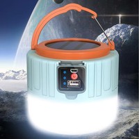 Mini Power Bank d'extérieur, lampe de tente à commande à distance d'urgence, lampe de camping solaire LED rechargeable par USB portable