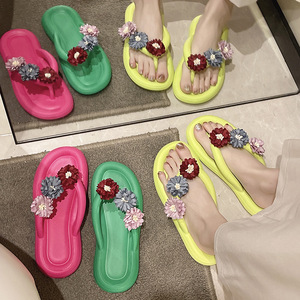 Chanclas de Mujer EVA, Modernas, con Diseño Floral, Ligeras, de Secado Rápido, Antideslizantes, para Playa y Verano - Product Image 5