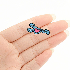 European &amp; American Style Creative Math <strong>Physics</strong> Chemistry Metal Badge, Cute Fun Brooch with <strong>Chemical</strong> Formula Patterns - Product Image 5
