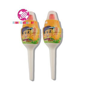 Botella de bebé personalizada de fábrica, piruleta de pezón, confitería dura, <span class=keywords><strong>chupete</strong></span> OEM, piruleta con <span class=keywords><strong>caramelo</strong></span> de polvo agrio - Product Image 4