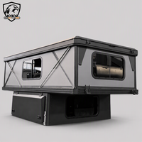 Huntoo Aluminium Pop-up Hard Side Four-Season Waterproof Camping Pickup Truck with Sturdy Build Durable Design for Tacoma