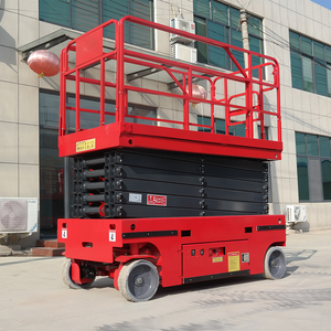 Plataforma Elevadora de Tijera Móvil Hidráulica de 12m/16m con Batería, Elevador de Personal Portátil de 12m - Product Image 4