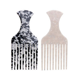 MiDairy 4毫米卷发发刷非洲梳子沙龙美发造型长牙造型挑选女性梳子 - Product Image 5