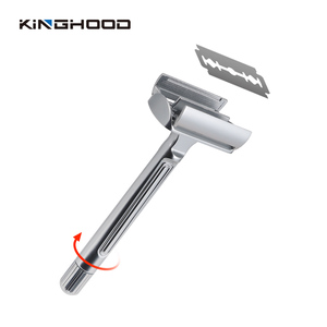 Biểu Tượng Tùy Chỉnh Có Thể Điều Chỉnh Rasierer Dao Cổ Điển Cạo Râu Dao Cạo Rasierhobel Bướm Mở Dao Cạo - Product Image 2