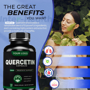 Ausreson 케르세틴식이 보조제 천연 소포라 자포니카 추출물 아연 피세틴 비타민 500mg 케르세틴 캡슐 - Product Image 3