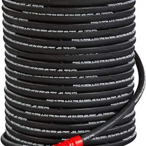 Tuyau de nettoyage haute pression <span class=keywords><strong>FlexPro</strong></span> thermoplastique résistant à l'huile pour égouts industriels, prix usine, vente chaude, résistance à haute pression - Product Image 1