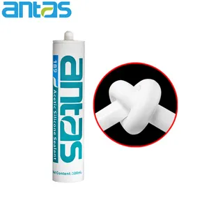 Antas-189防水透明干燥快速醋酸硅酮密封胶，适用于大型玻璃单位