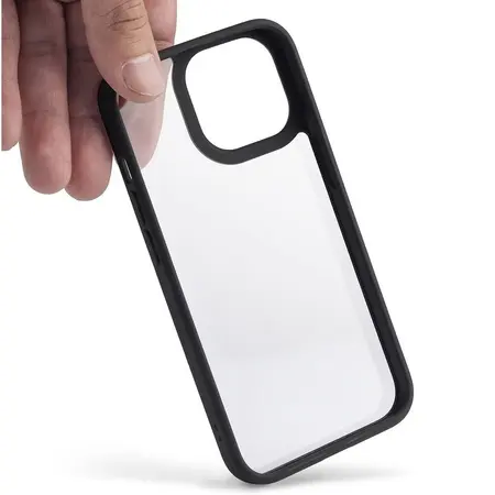 Multi-color border silicone transparent protective case for IPhone 12 13 14 15 pro max