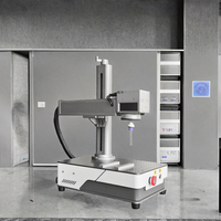 Graveur laser à fibre automatique Raycus, machine de marquage mobile en acier et en métal CNC, prend en charge les formats AI, PLT, BMP, DWG
