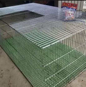 Factory Supply Foldable Welded Chicken <b>Rabbit</b> Cage, Collapsible Weld <b>Wire</b> Pet Cage for Farm Poultry Breeding - Product Image 4