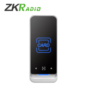Lector ZKRADIO montado en la pared QR + <span class=keywords><strong>RFID</strong></span> 2-In con salida WG26/34 y RS485 para sistema de control de acceso - Product Image 1
