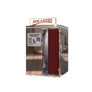 Photomaton à <span class=keywords><strong>360</strong></span> degrés, appareil photo automatique, photomaton instantané, écran tactile, photomaton coréen à pièces - Product Image 5
