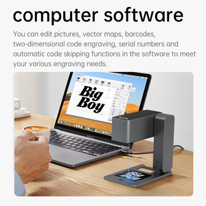 5W完全自動ポータブルDIYレーザー彫刻機木製ペーパーレザー高速APP制御付き新レーザー彫刻機 - Product Image 4