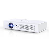 Projecteur portable intelligent Byintek R19 3D Mini Mobile WIFI Android LED DLP Pico, petit vidéoprojecteur sans fil pour home cinéma