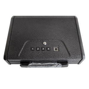 पोर्टेबल डिजिटल कोड और फिंगरप्रिंट बायोमेट्रिक सुरक्षित हैंड गन सुरक्षा बॉक्स - Product Image 2