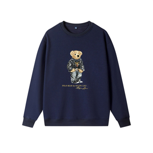 Felpa 'X Bear' Autunno Inverno con Stampa a Trasferimento Termico, Pullover Casual Oversize Taglia XL <span class=keywords><strong>per</strong></span> Uomini, Donne e <span class=keywords><strong>Coppie</strong></span> fino alla 5XL - Product Image 2