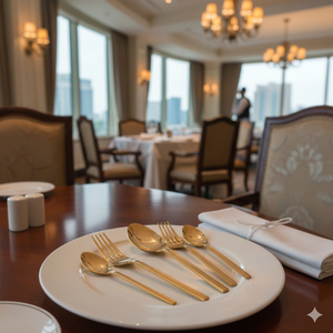 Ornate <b>Gold</b> <b>Cutlery</b> Set for Party-Dinner Fork Butter Knife Teaspoon Polished <b>Gold</b> Finish Stainless Steel Eco-Friendly Dishwasher - Product Image 3