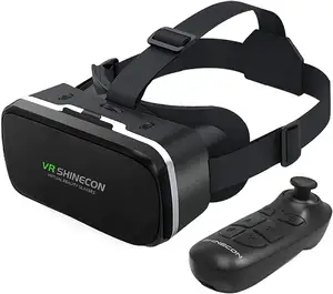نظارات الواقع الافتراضي ذات نوعية جيدة ومريحة المصنوعة من البلاستيك, نظارات زجاجية قابلة للتعديل لمراقبة الأفلام ثلاثية الأبعاد