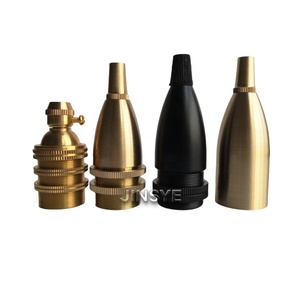 E12/E14/E17 Vintage oro ottone metallo <span class=keywords><strong>lampadario</strong></span> Base porta lampada - Product Image 1