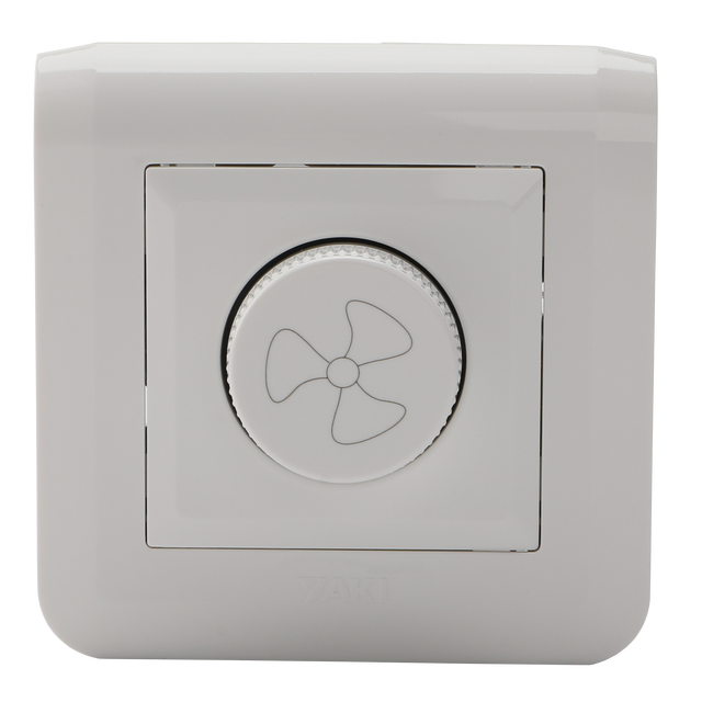 Yaki Surface Mounted Ceiling Fan Speed Regulator, Variable Speed Universal Five Speed Controller, Top Fan Electric Fan Switch