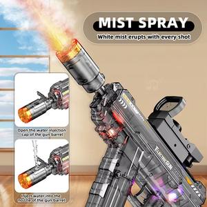 Pistolet à eau électrique haute vitesse YT Spray <span class=keywords><strong>UZI</strong></span>, grande capacité, en plastique ABS, jouet d'été pour enfants, nouveau design transfrontalier - Product Image 3