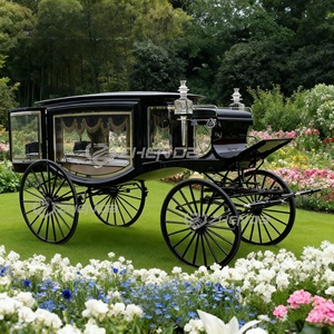 Black Trailer High-quality Electric Retro Funeral Car/electric Classic Hearse Nigeria Hot Sale - Product Image 6