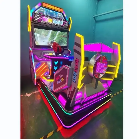 Mesin permainan pistol khusus Arcade Park II Universal mesin permainan dioperasikan koin Doom Pantai permainan hiburan grosir