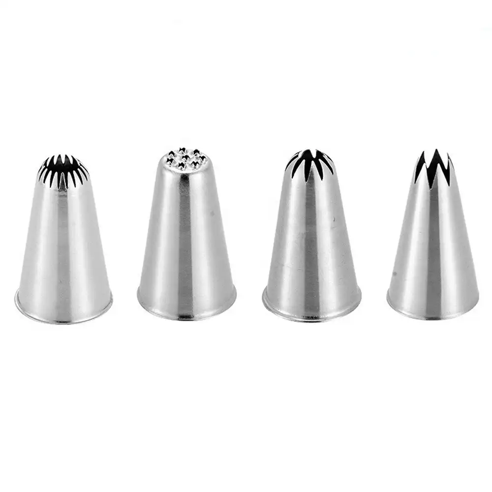 Piping Nozzles Hot Selling Professional Cake Baking Food Grade Stainless Steel Cake Decorating Small Pastry Nozzle Kitchen