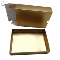 Boîte à tiroir rigide en matériaux recyclés avec laminage mat et gaufrage, sur mesure pour bougies