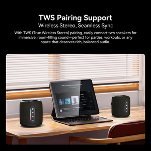 Altavoces Blackview Aurabass 2 BT5.3, 1800mAh, IPX7 Impermeables, Luces RGB Sincronizadas con la Música, Resistentes a Caídas de 1.2m, Altavoz con Alto SNR de 77 - Product Image 6
