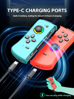 Control Inalámbrico para Nintendo Switch con Giroscopio de 6 Ejes y Función de Vibración
