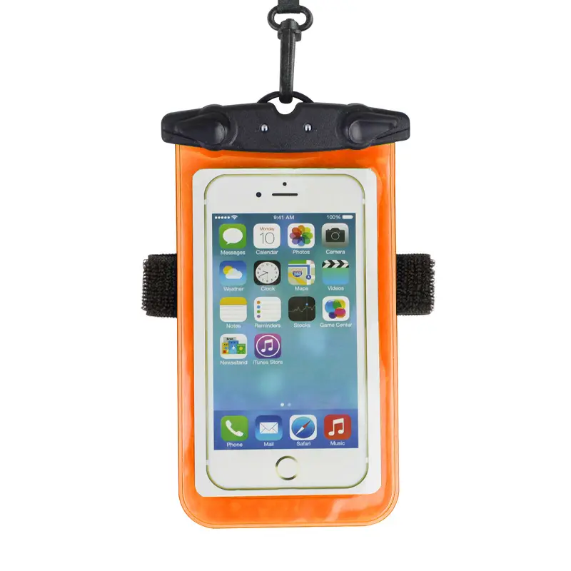 Прозрачный мобильный водонепроницаемый мешок с нарукавной повязкой водонепроницаемый чехол для мобильного телефона сухой мешок чехол для iPhone 15 Pro