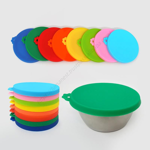 En gros S021 Mini assiettes à sauce réutilisables anti-fuite avec couvercle en silicone et en acier inoxydable pour assaisonnement et trempage - Product Image 2