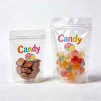 Sac gonflable en cellulose MONO recyclé avec logo imprimé en usine pour chips et crevettes, avec ouverture dentelée à déchirement facile